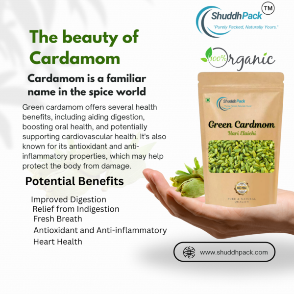 Shuddhpack green cardamom