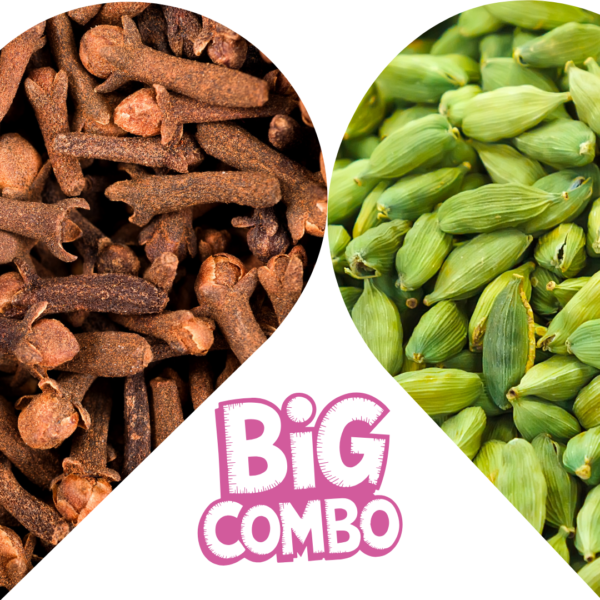 Shuddhpack Premium Green Cardamom & Clove Combo Pack – 100g Each