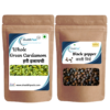 ShuddhPack Green Cardamom & Black Pepper Combo – 100g Each