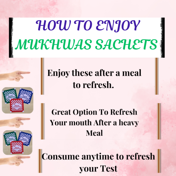  Premium mouth freshener sachets