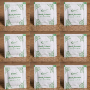 Premium Mouth Freshener Sachets, Mint and Saunf Blend, Restaurant Pack, 300 Sachets Natural Mukhwas | Refreshing After-Meal Mouth Freshener | Fennel & Mint Flavor Sachets