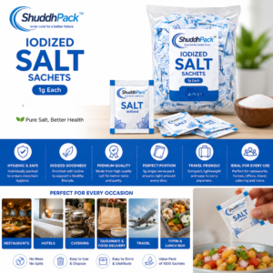 shuddhpack salt sachets, 1g